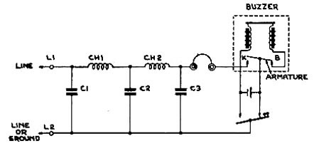 Fullerphone simplified circuit diagram.